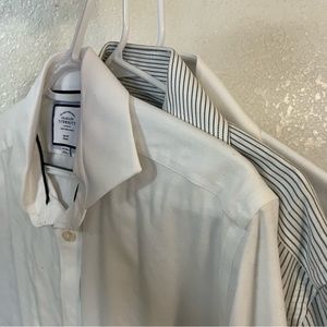 Set of 3 NWOT Charles Tyrwhitt 100% Cotton Non-iron Slim Fit Dress Shirts